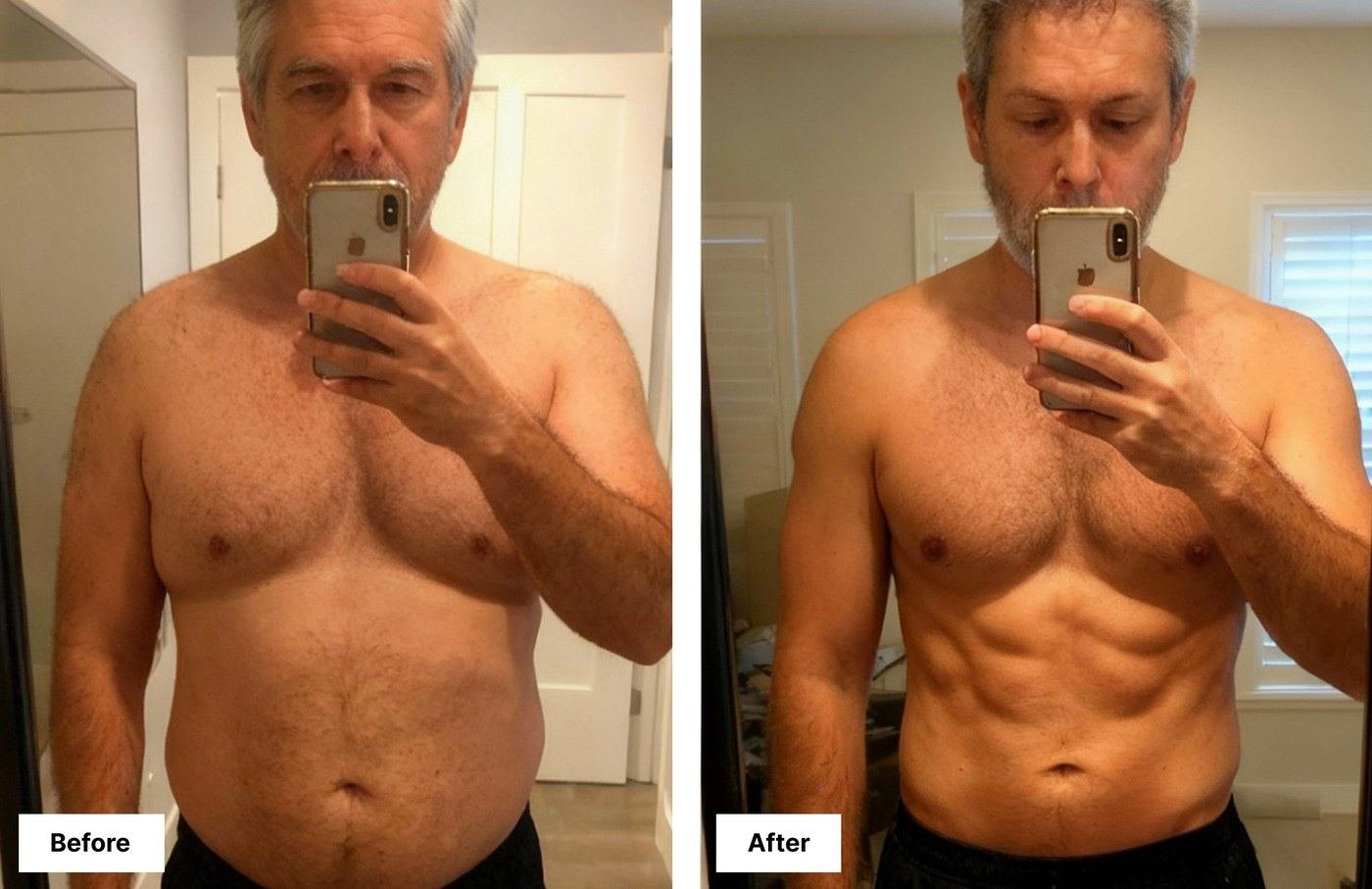 Body composition change tracked with the Hume Body Pod over a 12-week period